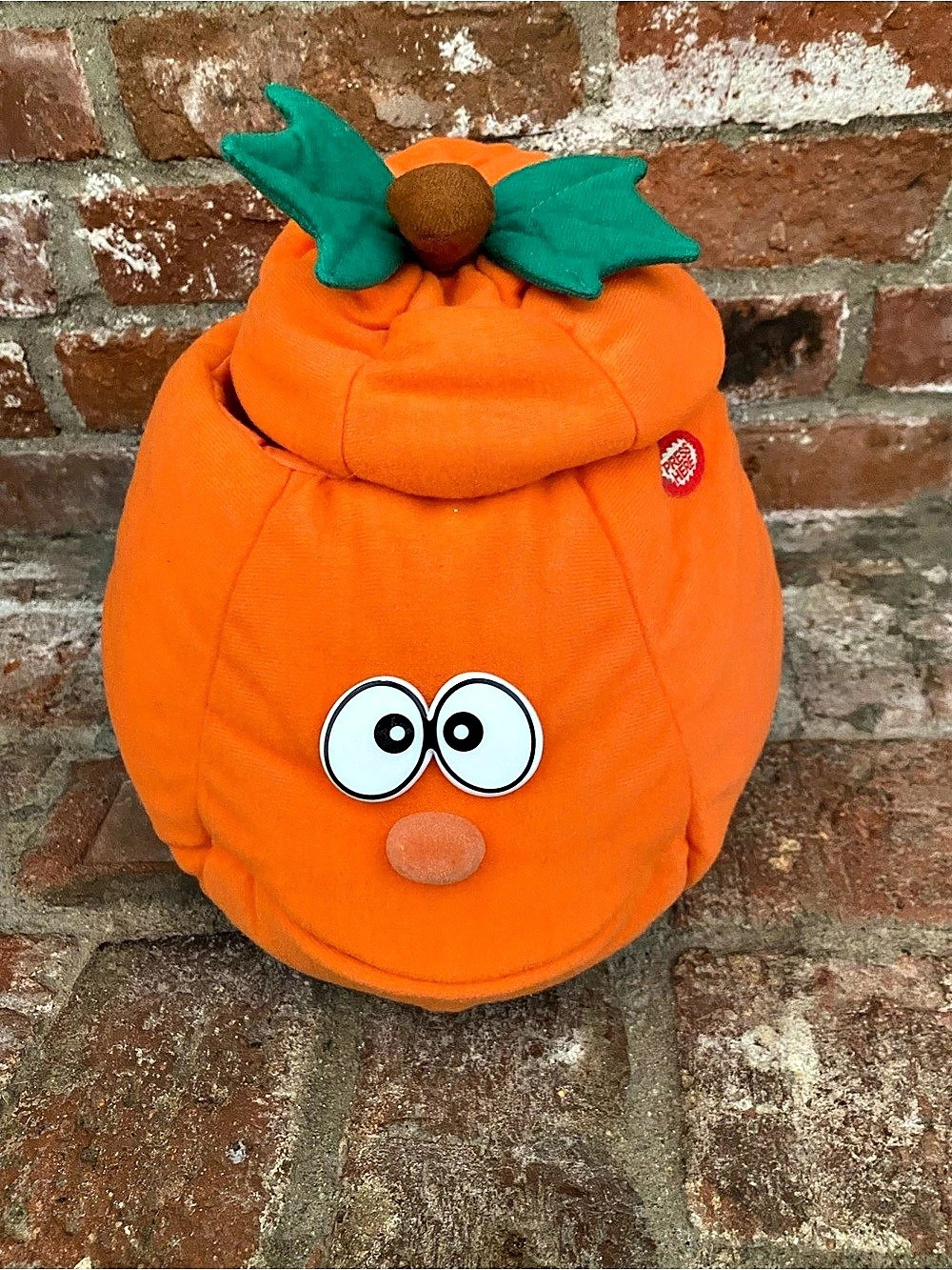 Orange & Green Pumpkin Halloween Decor animatronic
